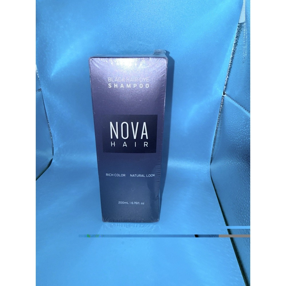 NOVA Black Hair Dye Shampoo 17.63 fl oz (A267)
